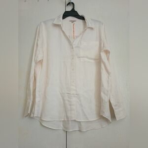 Knox Rose Size XL Off-White Button-Down Shirt